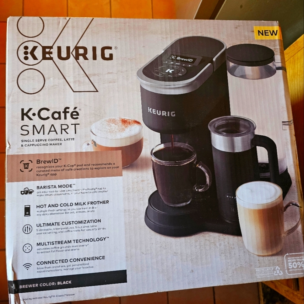 Keurig K-Café SMART Coffee Maker - Black